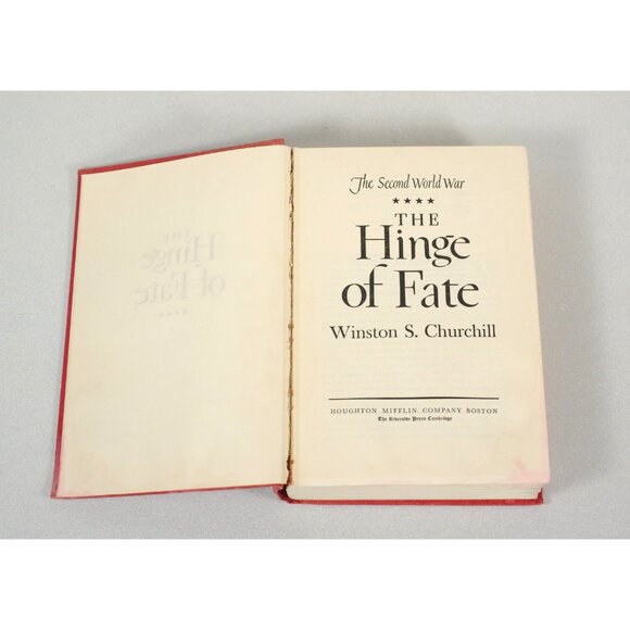 The Second World War Vol 4: The Hinge Of Fate by Winston S Churchill 1950 WWII - Picture 3 of 10